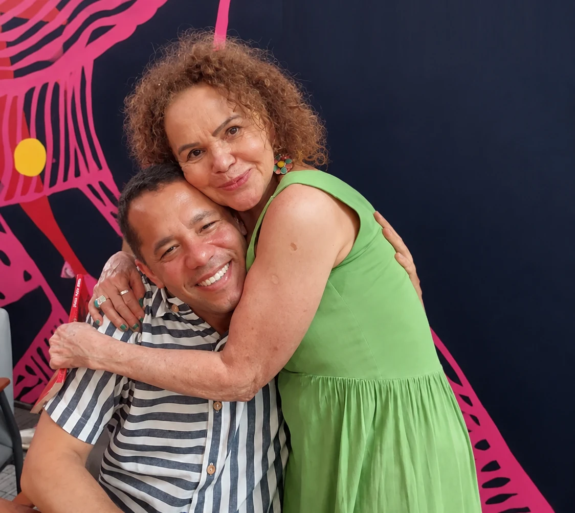 Jovina Benigno e Itamar Vieira Junior